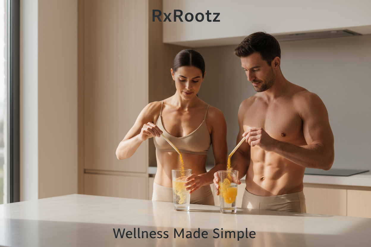 Hero with couple pouring correctly