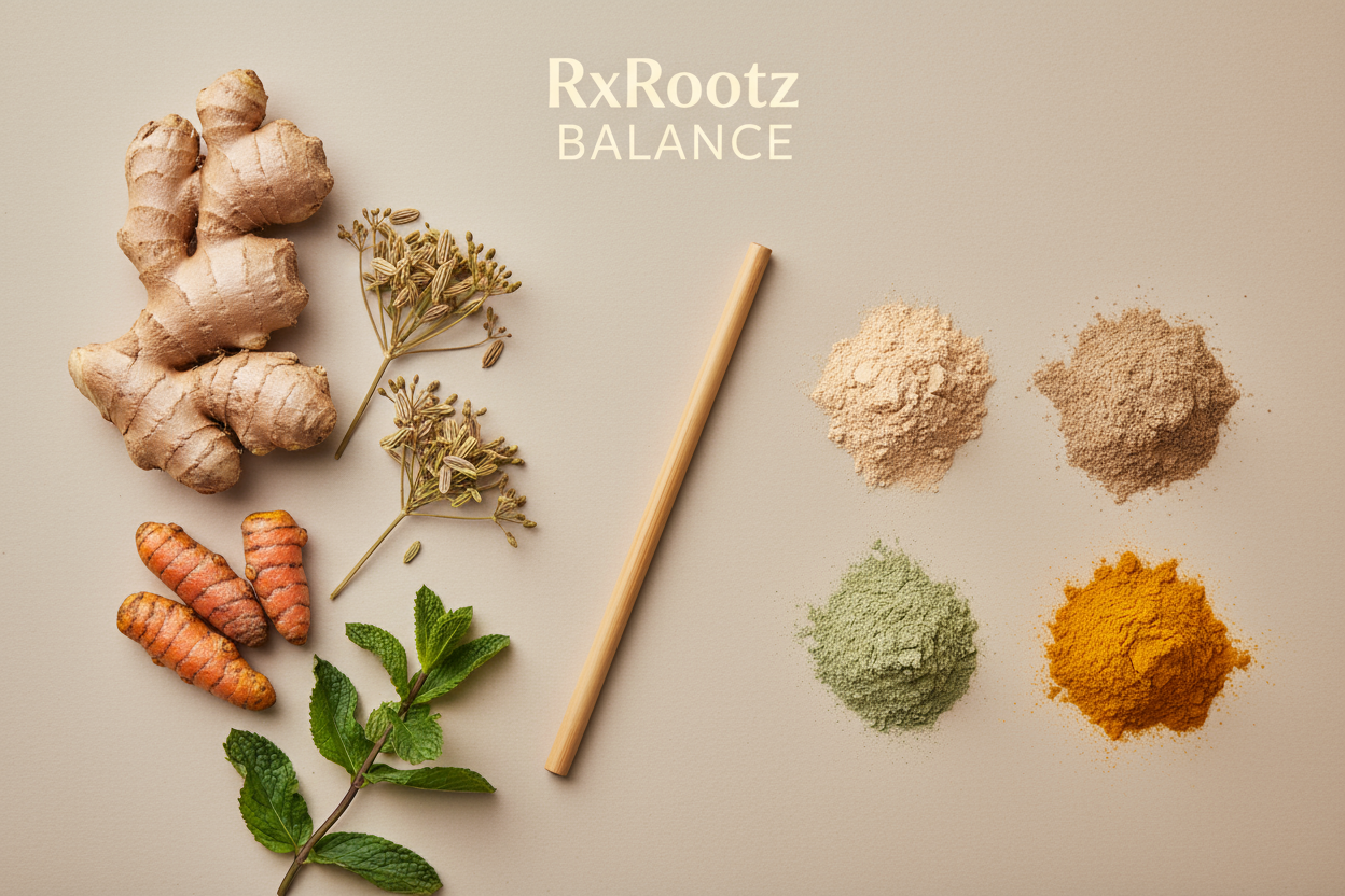 RxRootz BALANCE Whole and Powder